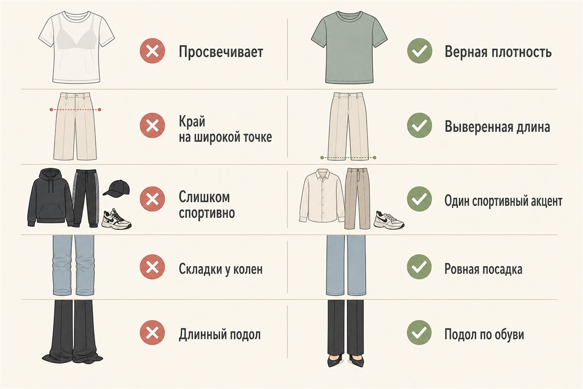 Плотность, длина и число спортивных деталей меняют впечатление сильнее цвета.