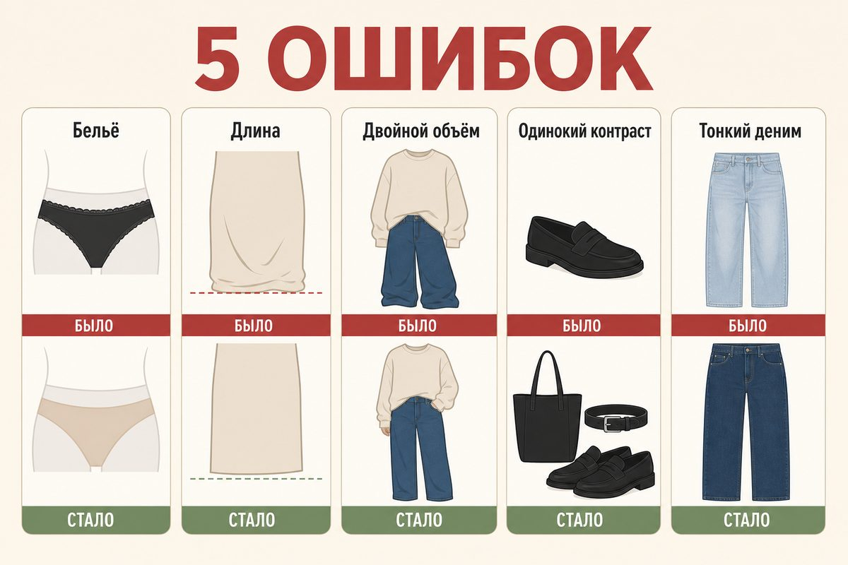 Пять технических правок делают образ чище без покупки нового гардероба.