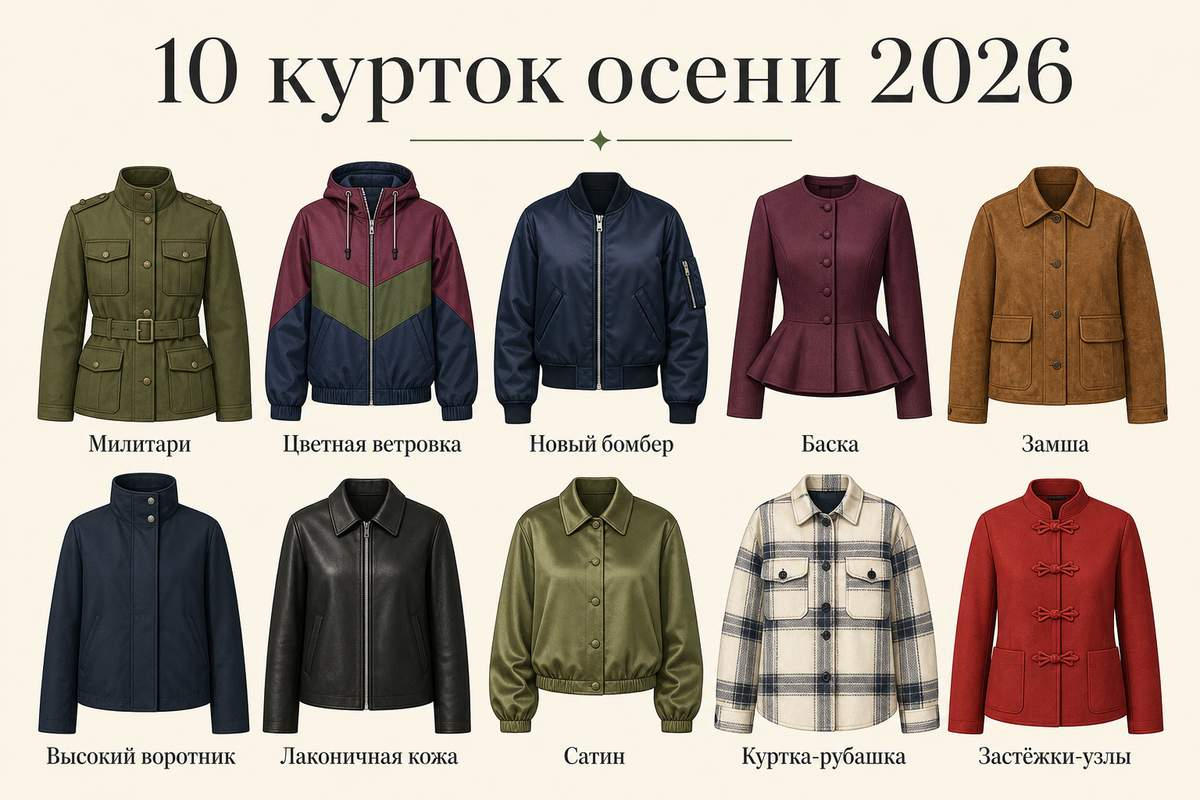 Десять направлений сезона в карте.