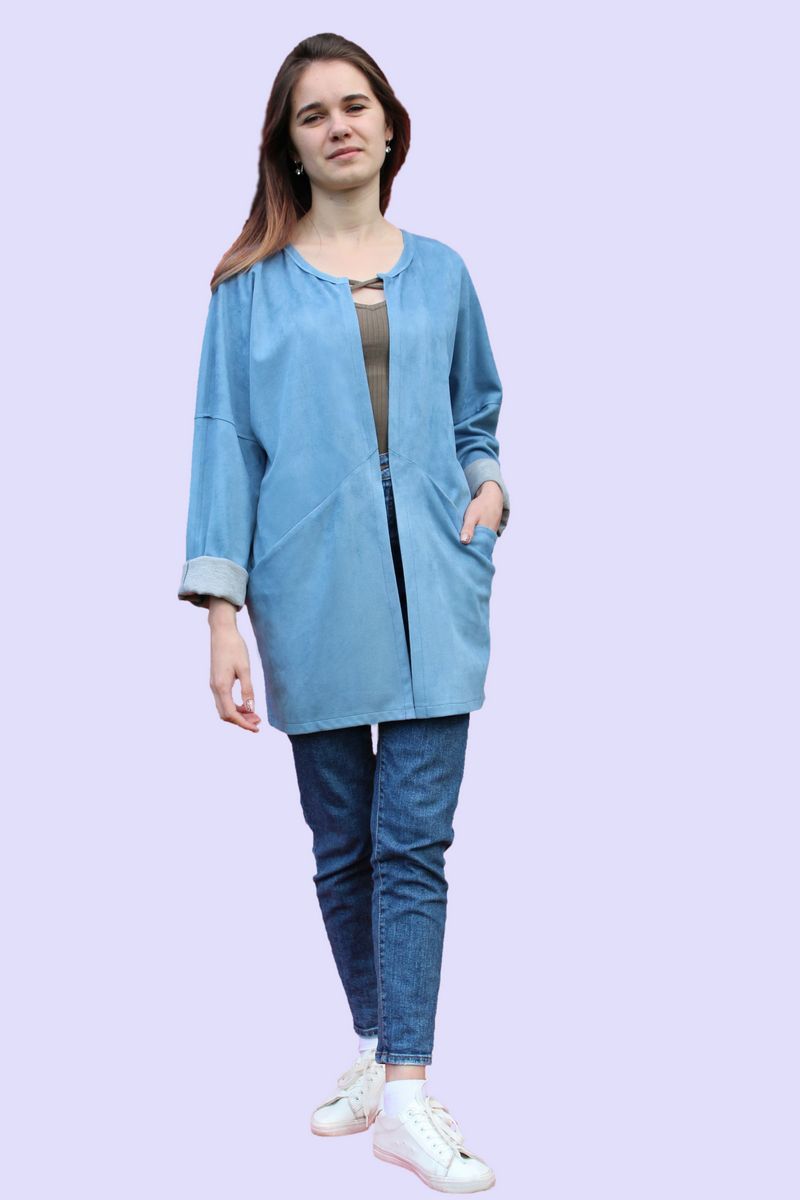 Classic Moda 570 голубой | Кардиган Classic Moda купить за 2367₽