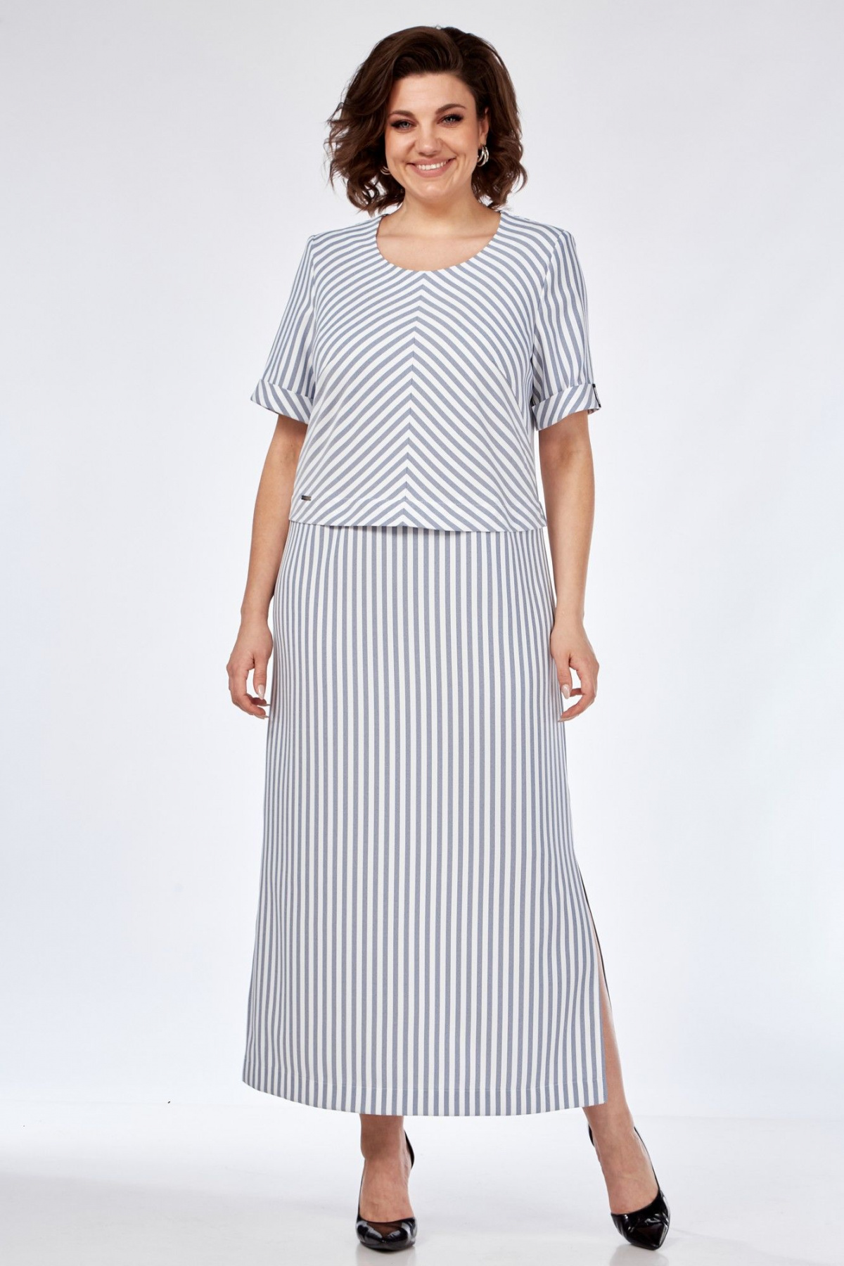 SVTfashion 585 полоска Платье SVTfashion купить за 4730₽