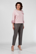 ZigzagStyle 509 розовый+серый