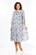 Lady Style Classic 3007/1 синий_с_серым