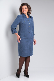 Платье,Tensi 364 джинсовый