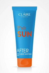 Молочко для тела,Claire Cosmetics THE SUN Успокаивающее молочко для лица и тела