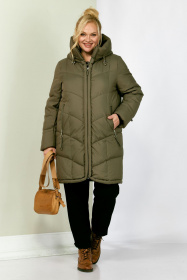 Пальто,Shetti 2204 олива