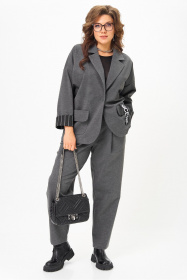 Брюки, Жакет,Michel chic 1437 грей