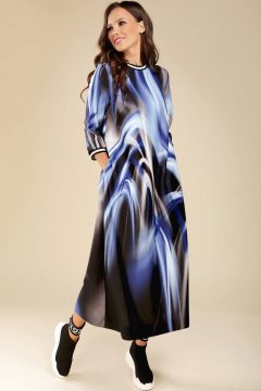 Teffi Style L-1432 синие_разводы
