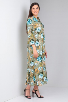 Платье Celentano lite 5001.1 оливковый - фото 3