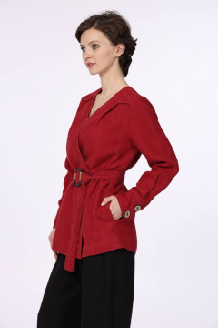 Жакет Полинушка 1315 клюква - фото 3