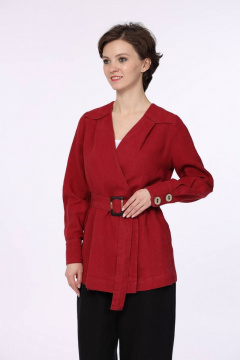 Жакет Полинушка 1315 клюква - фото 2