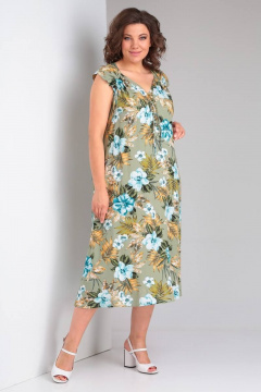 Платье Celentano lite 5013.1 оливковый - фото 4