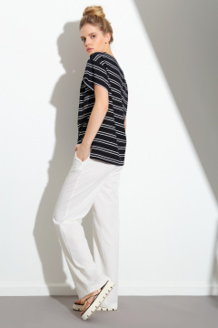 Блуза Nova Line 2666 полоска - фото 4