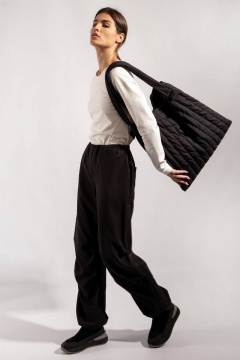 Брюки карго оверсайз прямого силуэта из текстиля PINA 40109 - фото 2