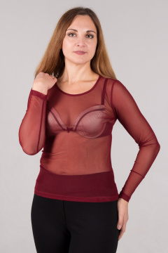 Блуза Vita Comfort 18с-1-139-0-0-32-0 бордо - фото 1