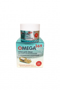 Крем для лица Belkosmex OMEGA 369 Крем для лица для сухой и чувствительной кожи - фото 1