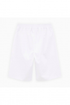 Шорты из твила для девочки с карманами и репсовой тесьмой Bell Bimbo 251232 белый - фото 3