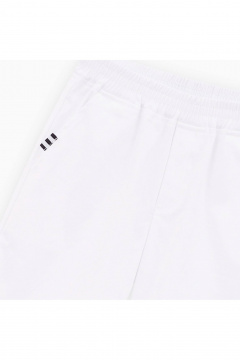 Шорты из твила для девочки с карманами и репсовой тесьмой Bell Bimbo 251232 белый - фото 2