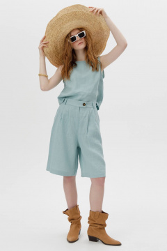 Шорты Romgil РТ0089-ЛЕ4 бирюзовый_иней - фото 5