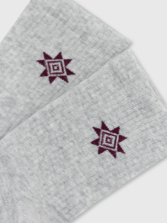 Носки Mark Formelle 559U-2810/24559U св.серый_меланж_рис.2810 - фото 2