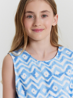 Сарафан Mark Formelle 177743/24-33355П-9 зигзаги_на_белом - фото 5