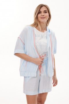 Шорты NiV NiV fashion 435 светло-голубой - фото 4