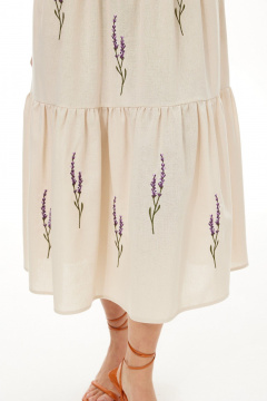 Платье NiV NiV fashion 451 песочный - фото 3