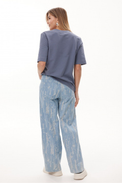 Брюки NiV NiV fashion 464 джинс_голубой - фото 2