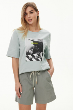 Футболка NiV NiV fashion 470 мята - фото 1