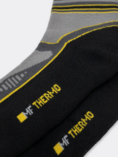 Носки Mark Formelle 502T-034/B3-22502T т.серый_желтый_рис.034 - фото 5