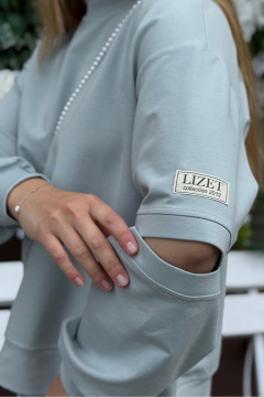 Свитшот LIZET М472 мятный - фото 2