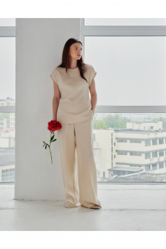 Брюки HELEN BIRCH В022о кремовый - фото 3