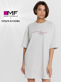 Туника Mark Formelle 512079/24-27958ПП-0 серый_меланж_4306_А_печать2_3_сл_на_пол_(фольга)_Д - фото 5