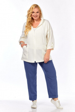 Жакет СиБон 0364 молоко - фото 4