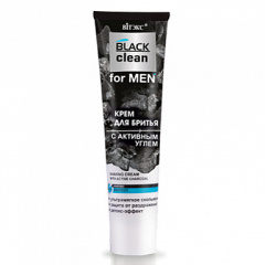 Крем для лица Belita Black clean FOR MEN-Крем для бритья с активным углем - фото 2