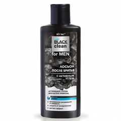 Лосьон Belita Black clean FOR MEN-ЛОСЬОН после бритья с активным углем - фото 3