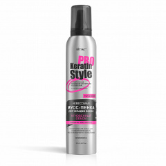 Мусс Belita KERATIN PRO МУСС-пенка д/укладки волос МГНОВЕННЫЙ ОБЪЕМ с/с фикс - фото 1