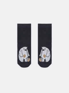 Носки Mark Formelle 504K-2137/B3-22504K графитовый_рис.2137 - фото 3