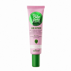 Крем для лица Belita Pure Green-ВВ крем для комб. и жирн.кожи, склонной к высыпаниям - фото 1