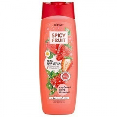 Гель для душа Belita SPICY FRUIT КЛУБНИКА-МЯТА-БАЗИЛИК Гель д/душа на фруктовой воде - фото 1