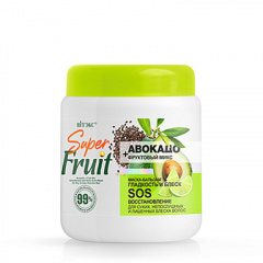 Бальзам-маска Belita SuperFRUIT АВОКАДО+фрукт.микс Маска-бальзам д/волос ГЛАДКОСТЬ и БЛЕСК - фото 1