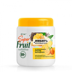 Бальзам-маска Belita SuperFRUIT ИМБИРЬ+фрукт.микс 3в1 Маска-бальзам ПРОТИВ ВЫПАДЕНИЯ волос - фото 1