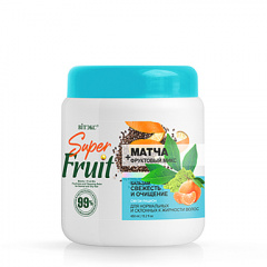 Бальзам-ополаскиватель Belita SuperFRUIT МАТЧА+фрукт.микс Бальзам СВЕЖЕСТЬ И ОЧИЩЕН д/норм. и жирн. - фото 1