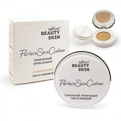 Крем тональный Belita Beauty Skin-Тональный крем-кушон, тон 01 бежевый - фото 1