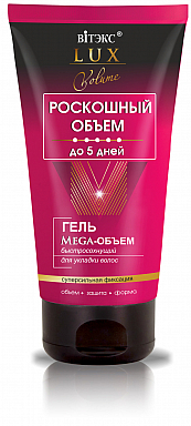 Гель для укладки волос Belita РОСКОШНЫЙ ОБЪЕМ-Гель Mega -ОБЪЕМ д/укл.волос быстросохн.с/сильн.фикс - фото 1