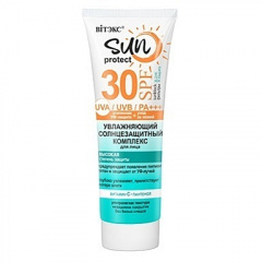 Крем для лица Belita СОЛНЦЕЗАЩИТНЫЙ комплекс SPF30 д/лица УВЛАЖНЯЮЩИЙ,.SUN PROTECT - фото 1