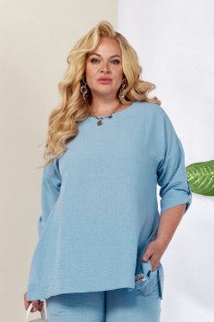 Блуза Anastasia 1257 голубой - фото 1