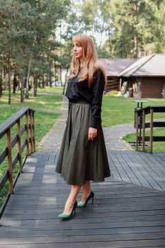 Юбка Avenue Fashion 602 хаки - фото 2