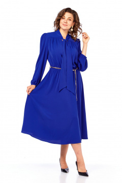 Платье AVA fashion М-131 синий - фото 1
