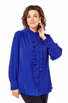 Блуза AVA fashion М-132 синий - фото 5